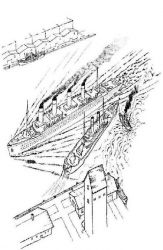 plansa de colorat titanic #6