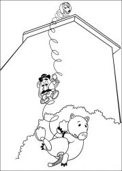 plansa de colorat toy story #5