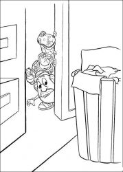 plansa de colorat toy story #7