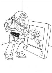 plansa de colorat toy story #10
