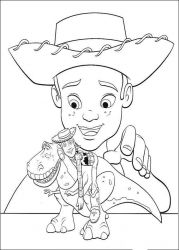 plansa de colorat toy story #11