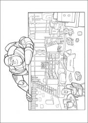 plansa de colorat toy story #13