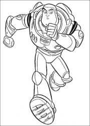 plansa de colorat toy story #14