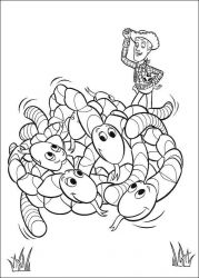 plansa de colorat toy story #17