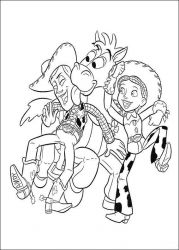 plansa de colorat toy story #20
