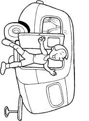 plansa de colorat vacanta #5