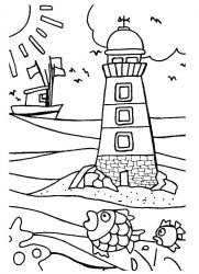 plansa de colorat vacanta #11