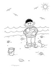 plansa de colorat vacanta #14