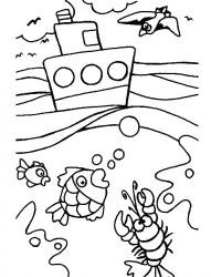 plansa de colorat vacanta #7