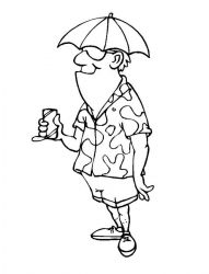 plansa de colorat vacanta #9