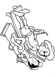 plansa de colorat vacanta #13