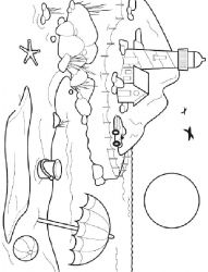 plansa de colorat vacanta #15