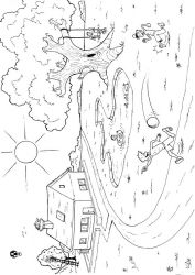 plansa de colorat vacanta #7