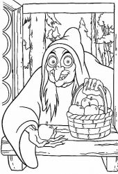 plansa de colorat vrajitoare #7