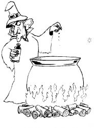 plansa de colorat vrajitoare #11