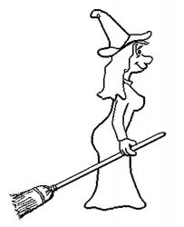 plansa de colorat vrajitoare #12