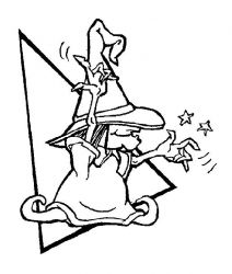 plansa de colorat vrajitoare #17
