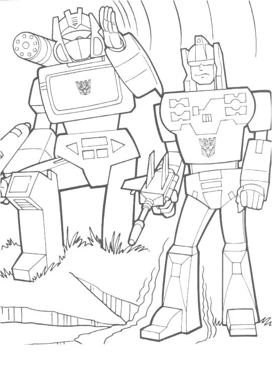 Transformers de colorat p17