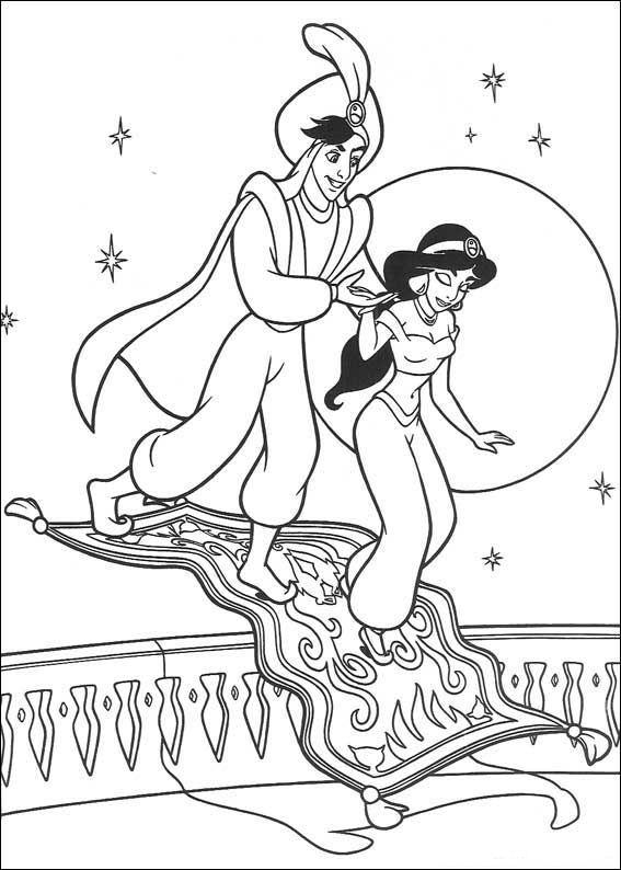 Aladin de colorat p34