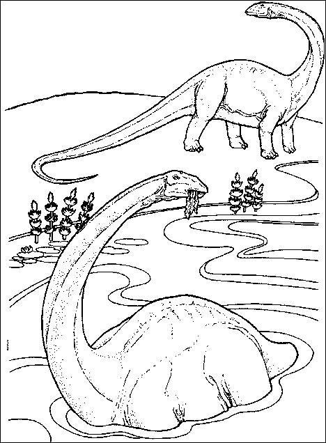Animale dinozauri de colorat p64
