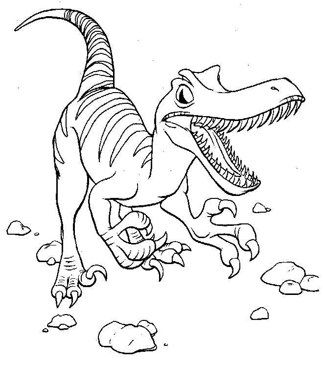 Animale dinozauri de colorat p84