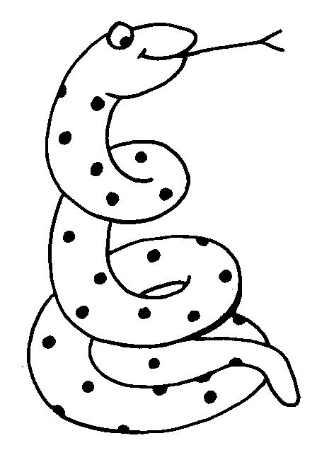 Animale serpi de colorat p12