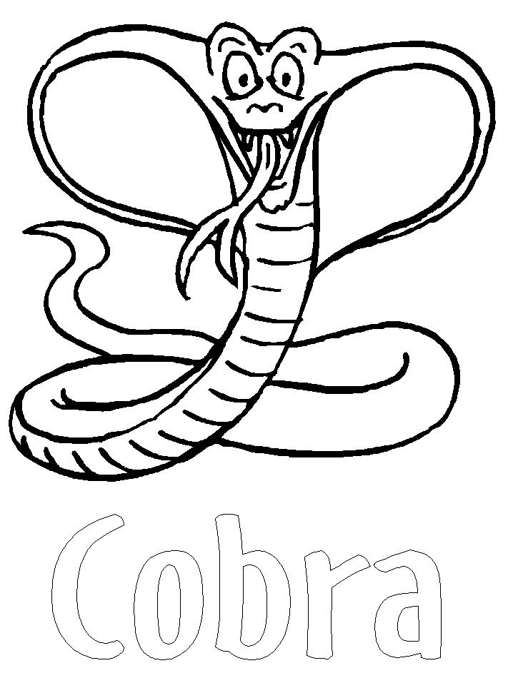 Animale serpi de colorat p15