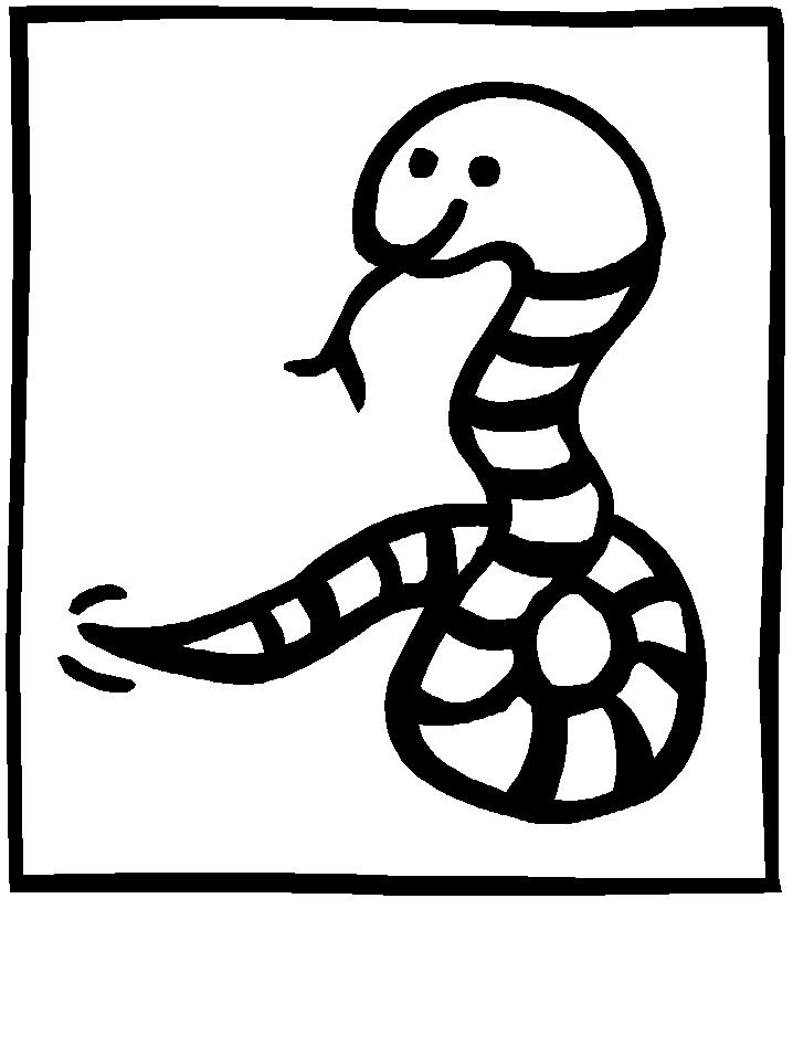 Animale serpi de colorat p22