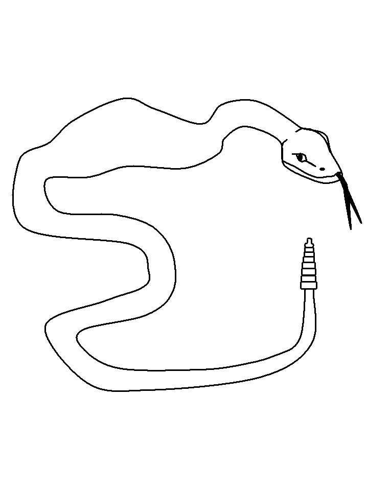 Animale serpi de colorat p26