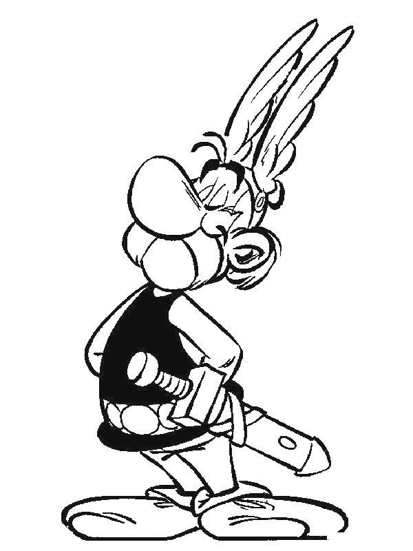 Asterix si obelix de colorat p12