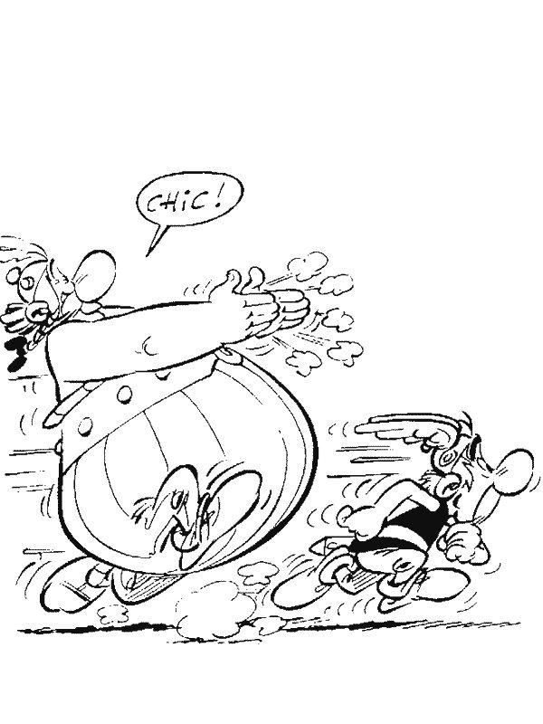 Asterix si obelix de colorat p23