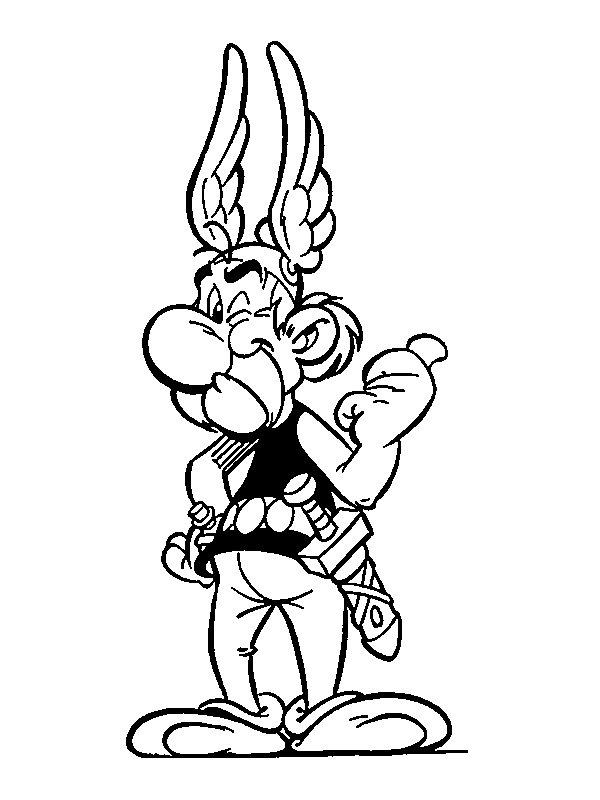 Asterix si obelix de colorat p36