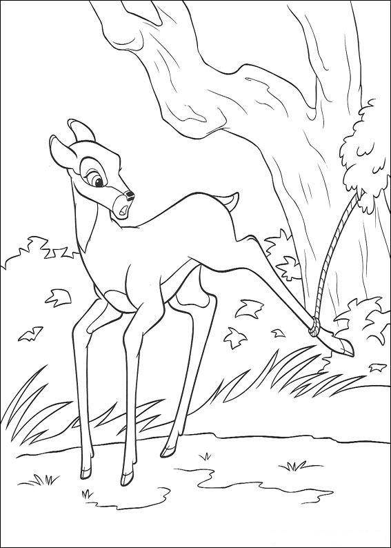 Bambi de colorat p38