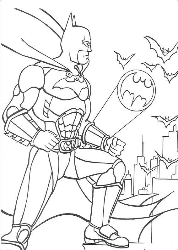 Batman de colorat p01