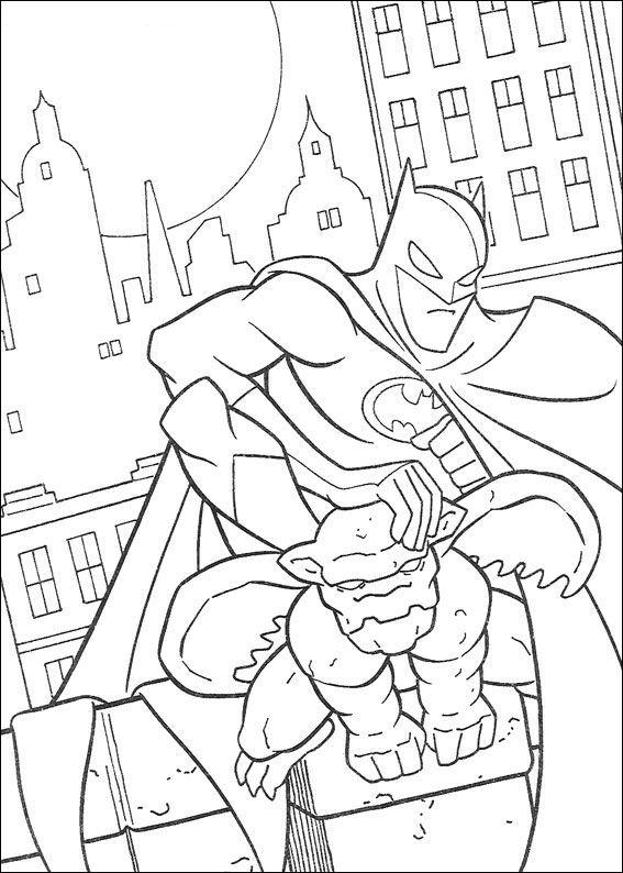 Batman de colorat p09