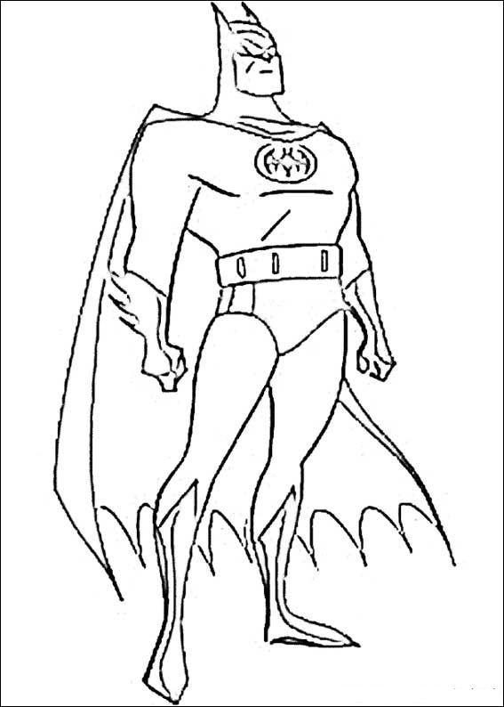 Batman de colorat p36