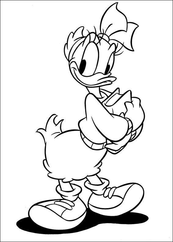 Daisy duck de colorat p21