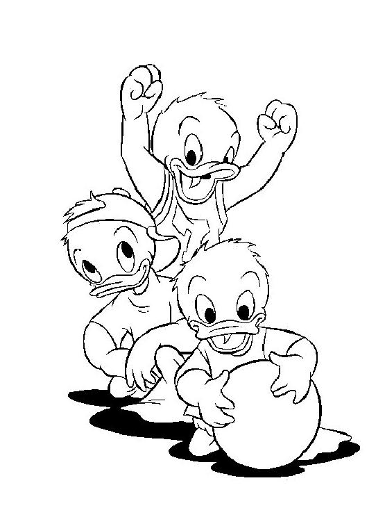 Donald duck de colorat p03