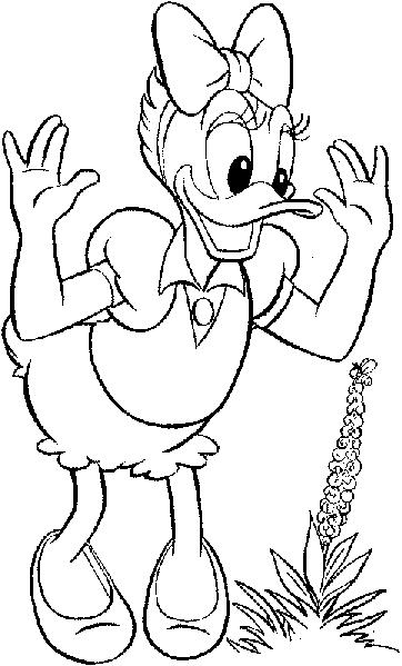 Donald duck de colorat p28