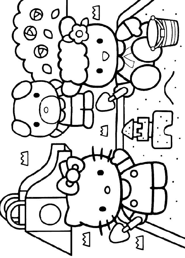 Planse De Colorat Hello Kitty De Colorat P12 Desene De Color