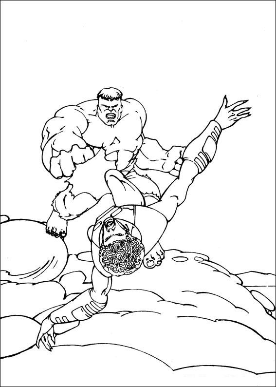 Hulk de colorat p99