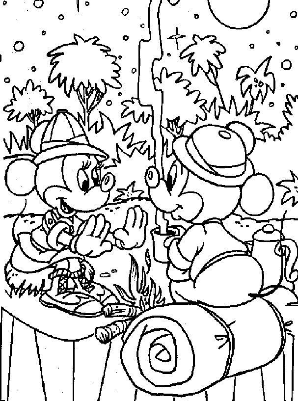 Mickey mouse de colorat p05