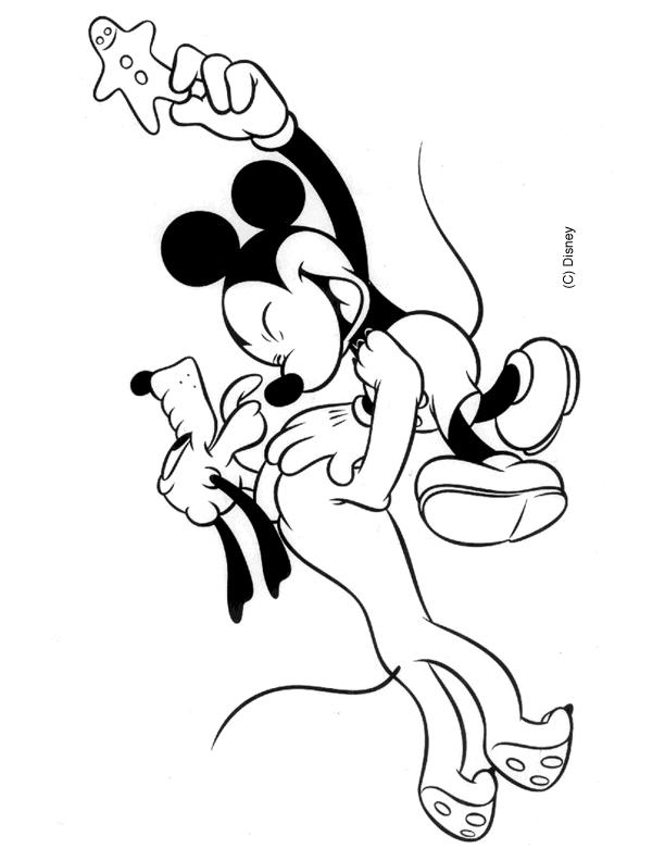Mickey mouse de colorat p18