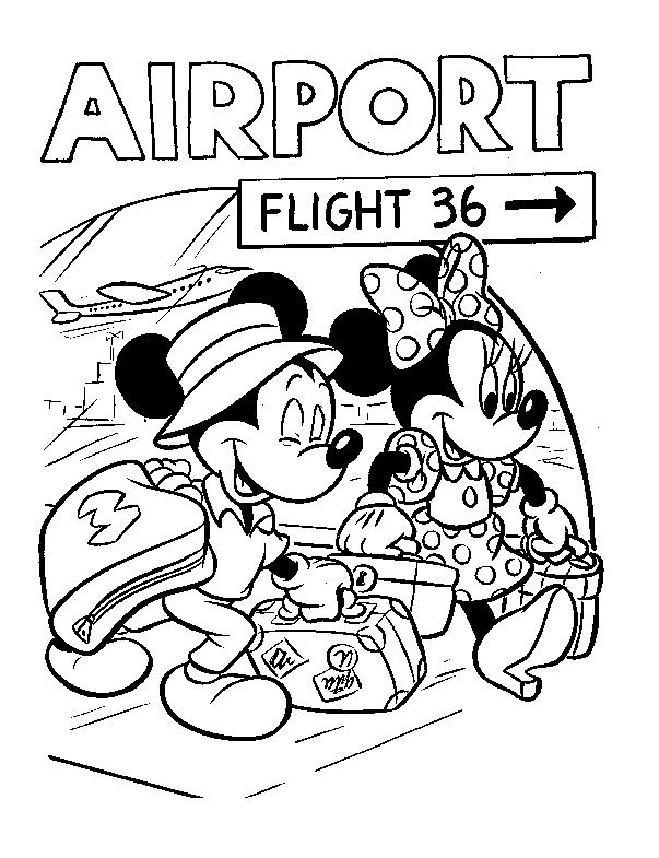 Mickey mouse de colorat p26
