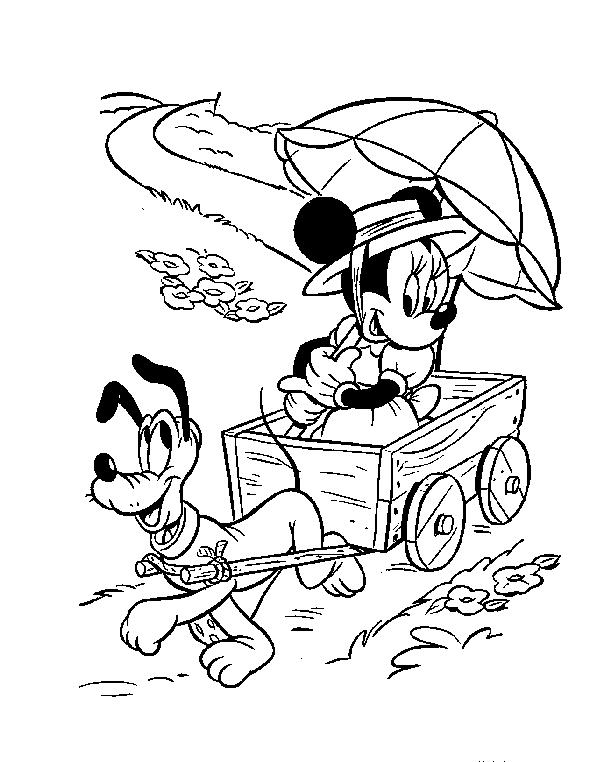 Mickey mouse de colorat p32