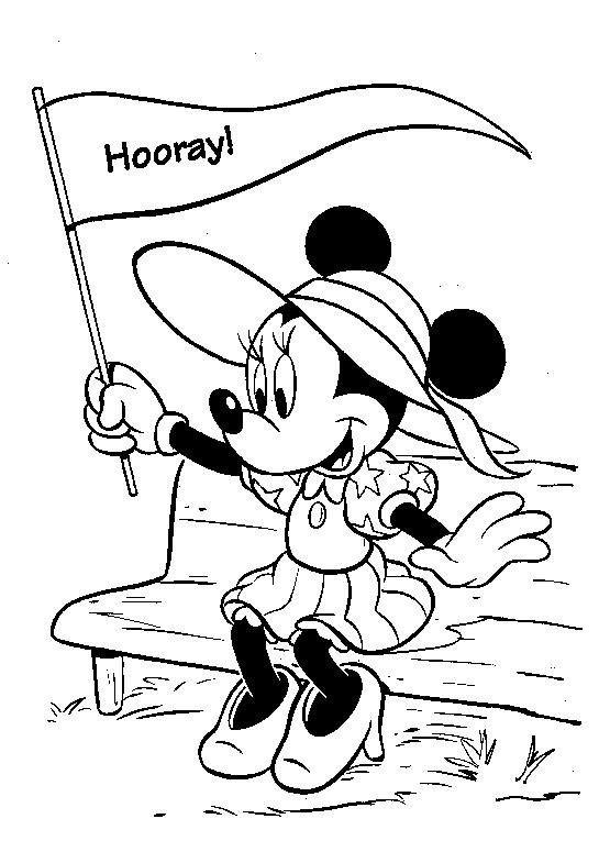 Minnie mouse de colorat p05