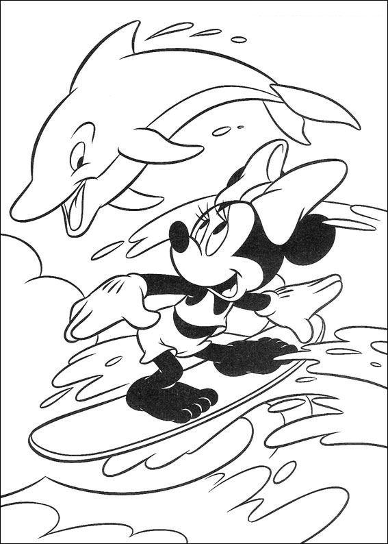Minnie mouse de colorat p17