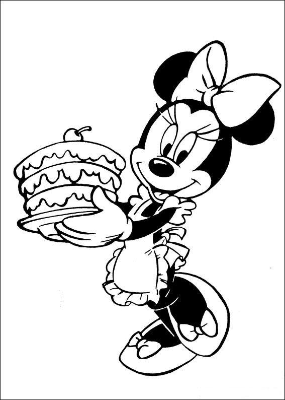 Minnie mouse de colorat p22