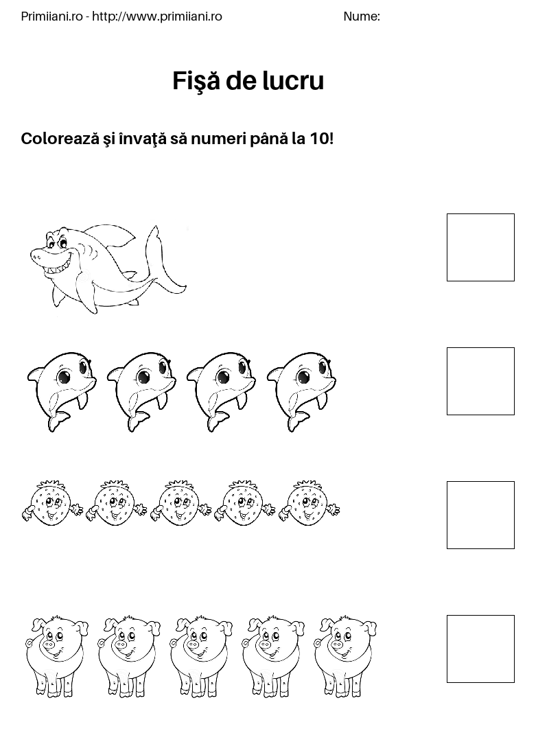 plansa de colorat