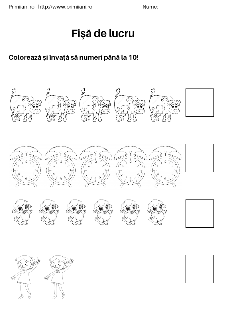plansa de colorat